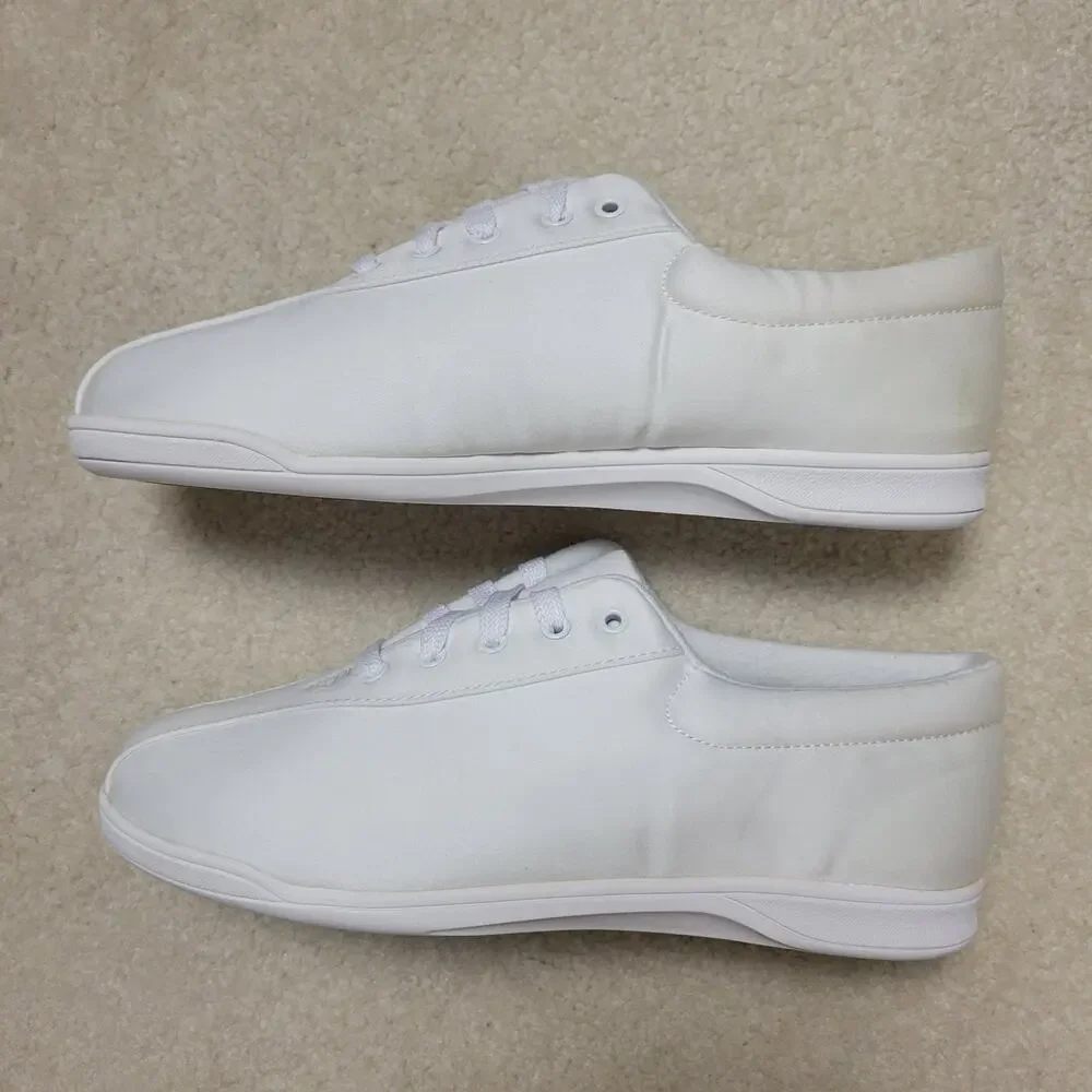 NWOT/B Easy Spirit 10D White AP1 Lace Up Walking Sneaker Shoe Textile - Picture 9 of 15